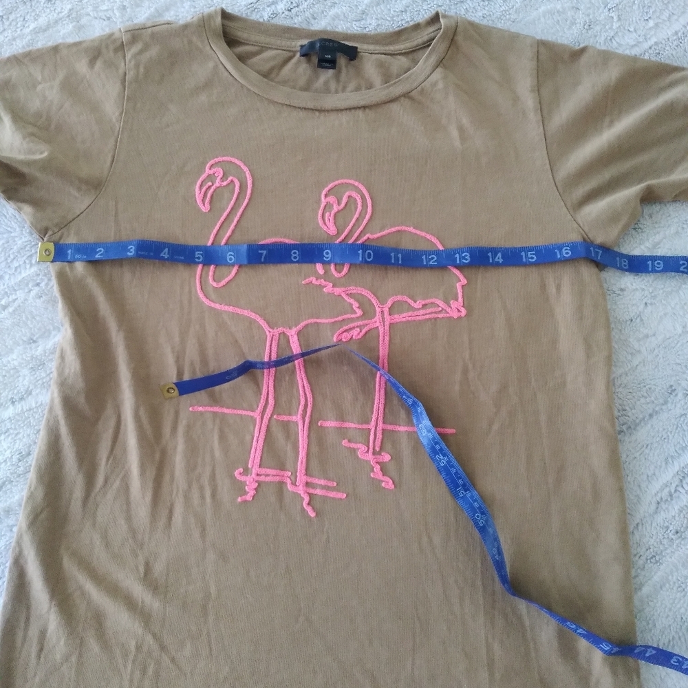 J  crew women tee shirt 100% cotton in size XS - Picture 5 of 8